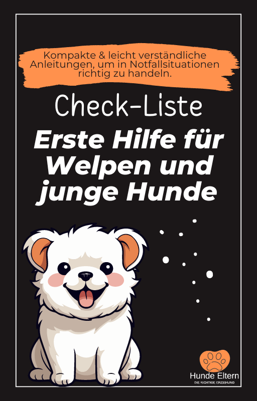 Cover: Erste-Hilfe-Checkliste für Welpen